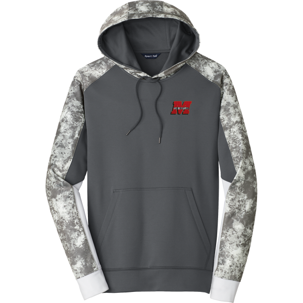 Team Maryland Sport-Wick Mineral Freeze Fleece Colorblock Hooded Pullover