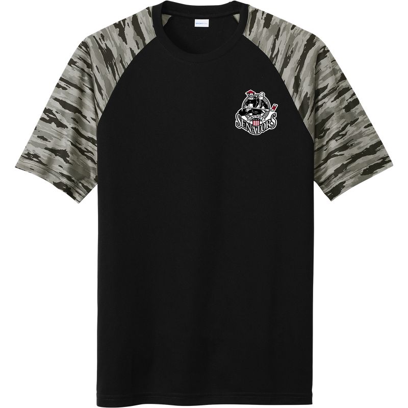 Grundy Senators Drift Camo Colorblock Tee