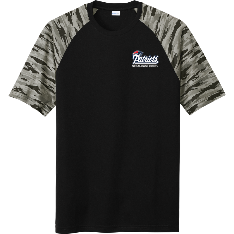 Secaucus Patriots Drift Camo Colorblock Tee