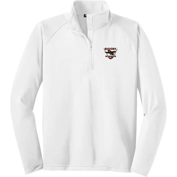 Biggby Bombers Sport-Wick Stretch 1/4-Zip Pullover