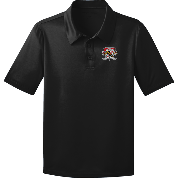 SOMD Lady Sabres Youth Silk Touch Performance Polo