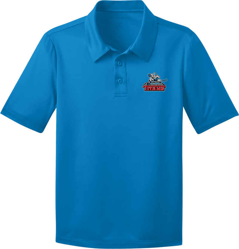 NJ Titans Youth Silk Touch Performance Polo