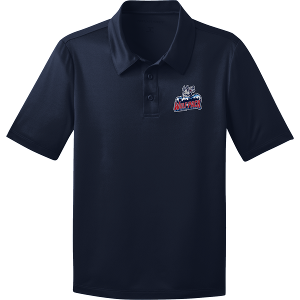 CT Wolfpack South Youth Silk Touch Performance Polo