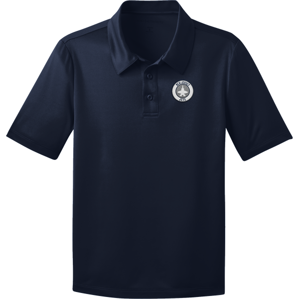 NJ Jets Youth Silk Touch Performance Polo