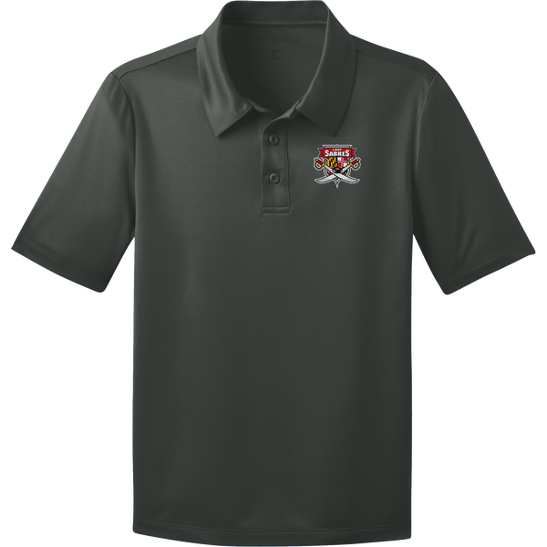 SOMD Lady Sabres Youth Silk Touch Performance Polo