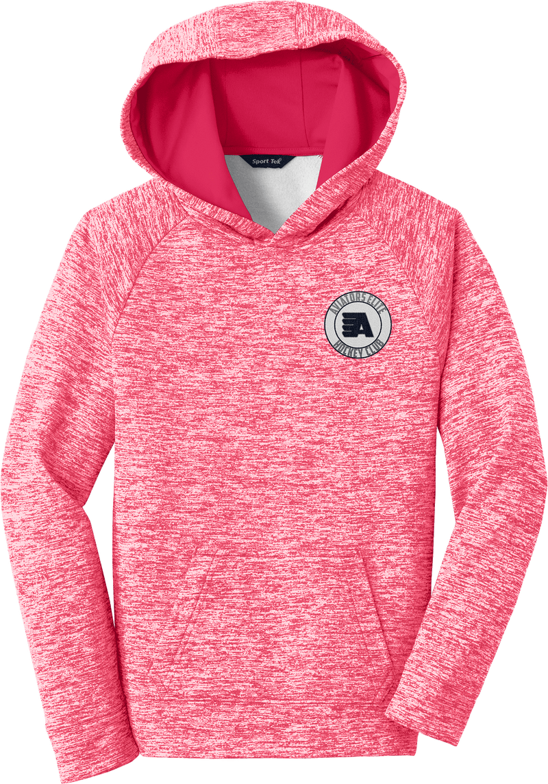 Aspen Aviators Youth PosiCharge Electric Heather Fleece Hooded Pullover