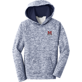 Jr. Mounties Youth PosiCharge Electric Heather Fleece Hooded Pullover