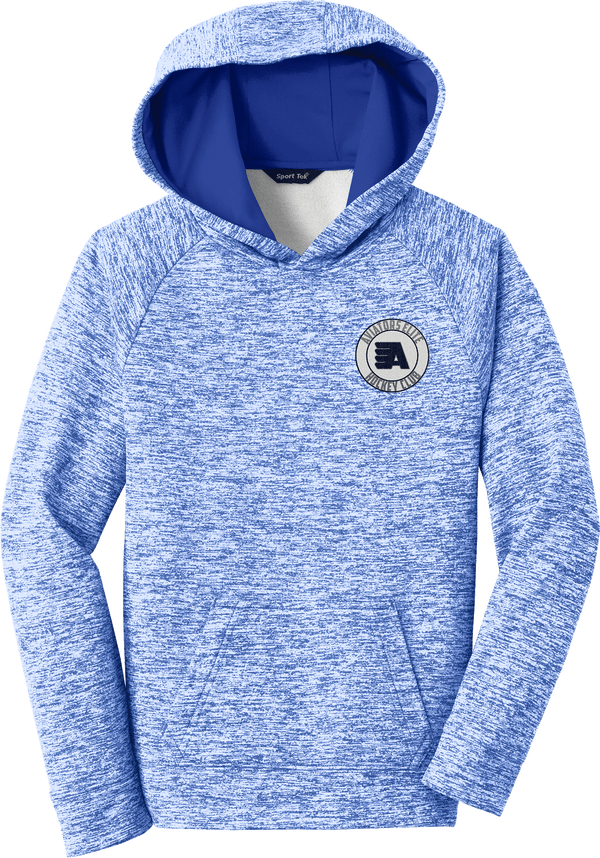 Aspen Aviators Youth PosiCharge Electric Heather Fleece Hooded Pullover