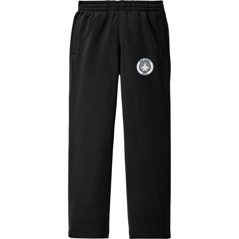 NJ Jets Youth Sport-Wick Fleece Pant