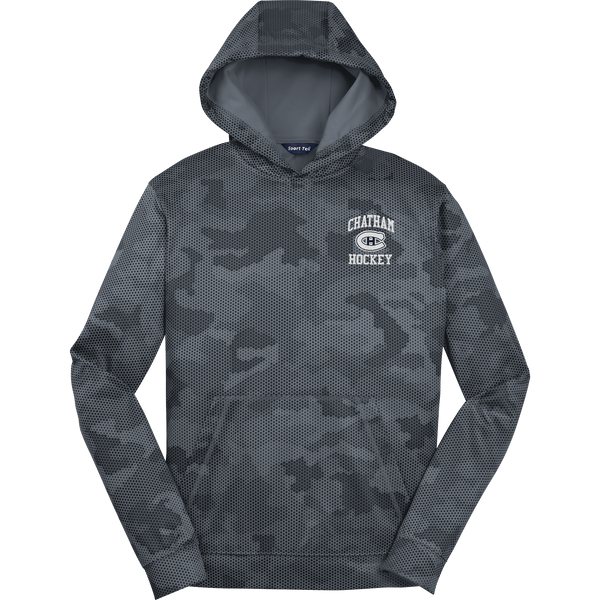 Chatham Hockey Youth Sport-Wick CamoHex Fleece Hooded Pullover