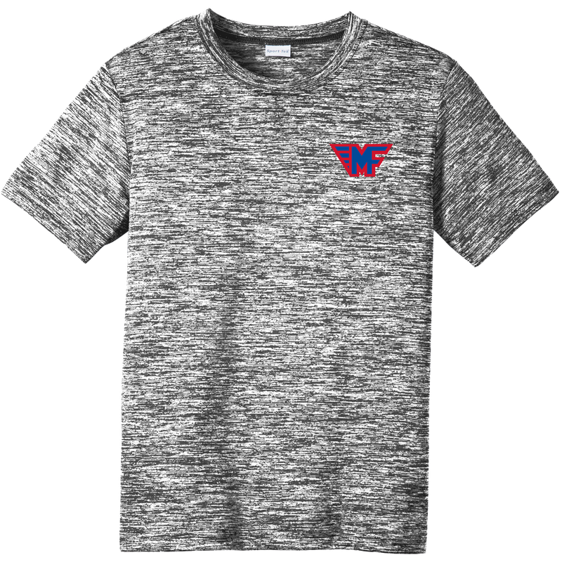 Mid-Fairfield Youth PosiCharge Electric Heather Tee