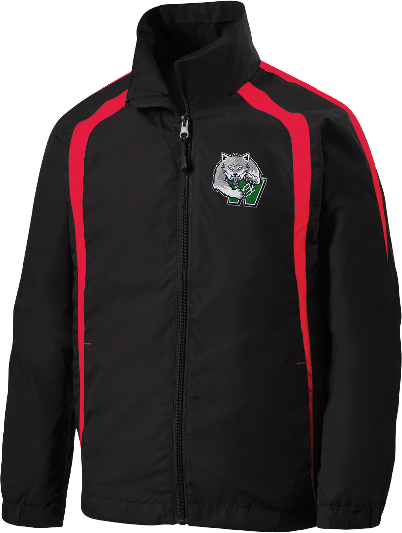 Woodbridge Wolfpack Youth Colorblock Raglan Jacket