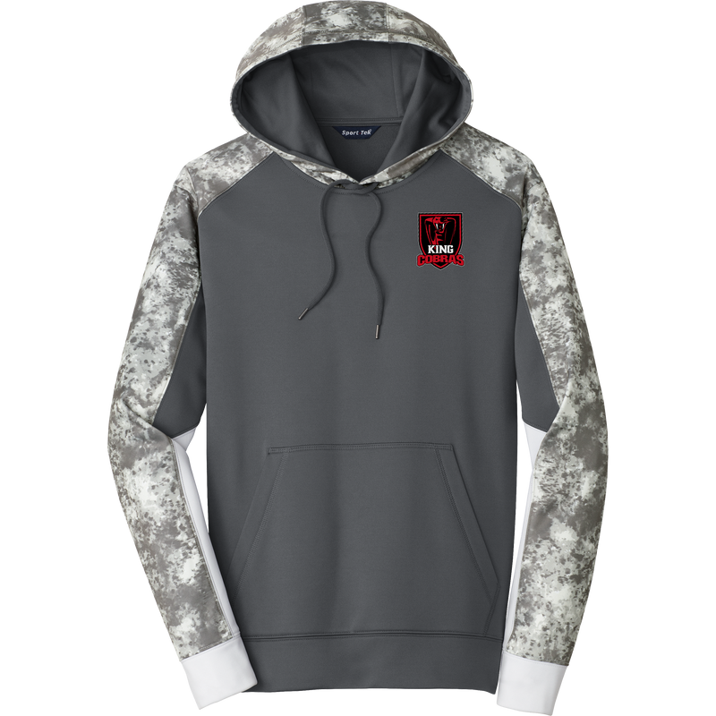 King Cobras Sport-Wick Mineral Freeze Fleece Colorblock Hooded Pullover