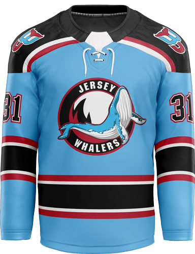 Jersey Shore Whalers Youth Goalie Sublimated Jersey